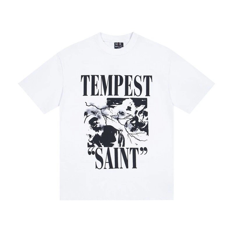 Saint Tears Saint Style Jesus Black T-Shirt - 18