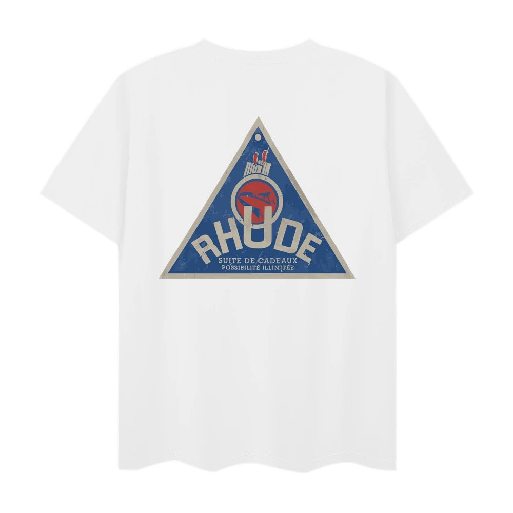 Rhude Town and Country Graphic T-Shirt White - 15
