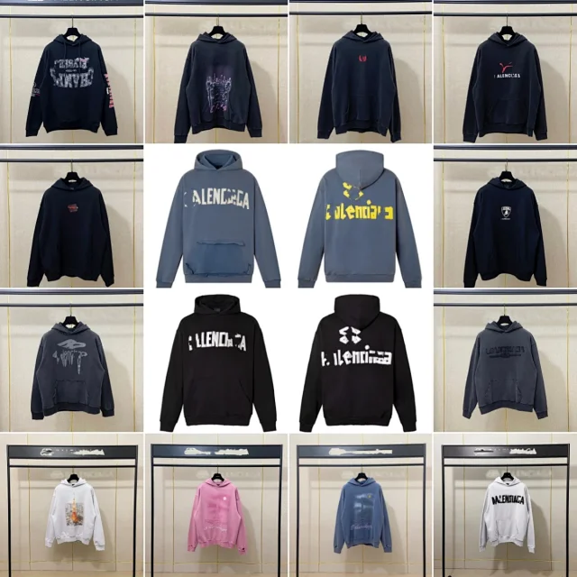 Unbranded Hoodies & Sweatshirts Oversized pullover with graphic prints and kangaroo pockets product detail image 2