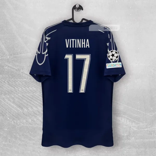 Paris Saint-Germain 2023-24 Champions League Third Kit Navy Jersey - 1