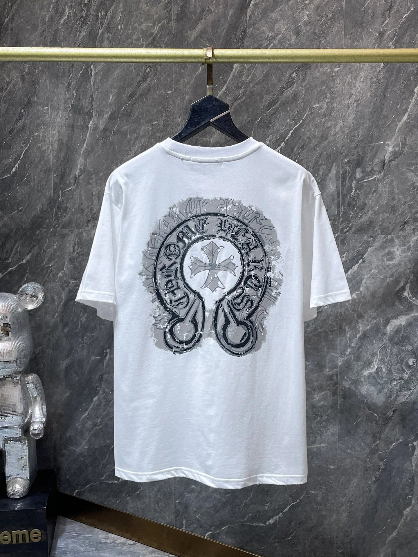 Chrome Hearts x Mapplethorpe Floral Vine Print White T-Shirt - 13