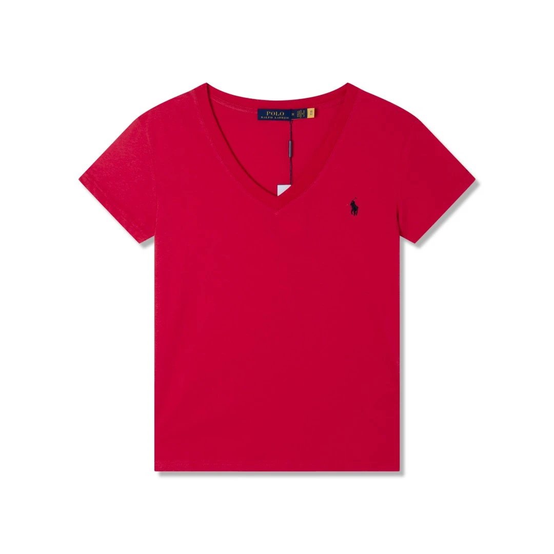 Polo Ralph Lauren V-Neck T-Shirt Navy - 13
