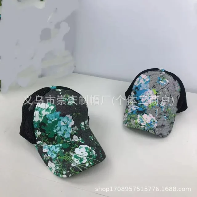 Gucci Hats Mesh Baseball Cap with Animal Embroidery product detail image 9