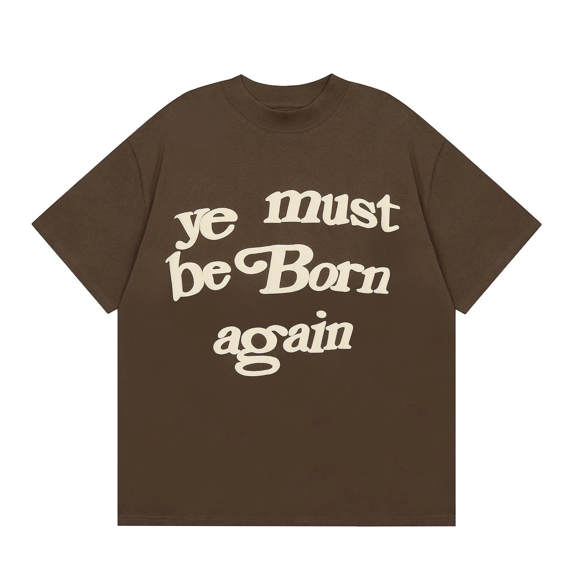 Fear of God Essentials Ye Must Be Born Again T-Shirt Olive Green - 23