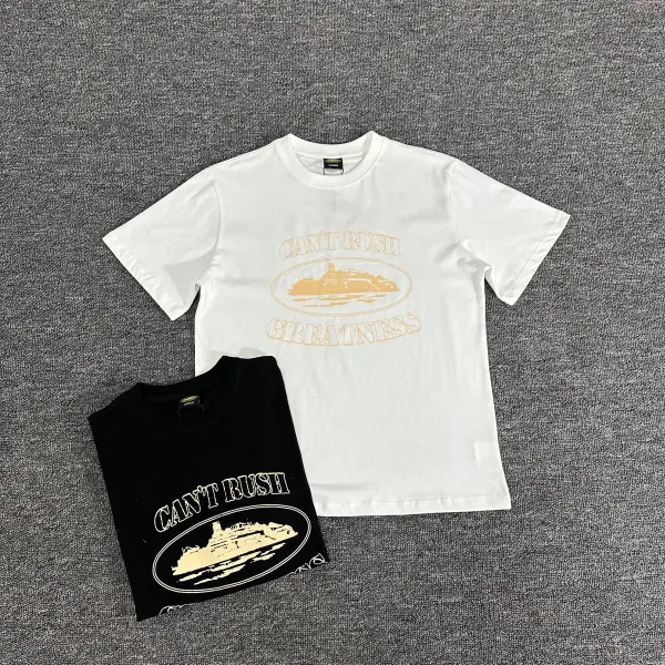 Design Four Stars Island Logo Black T-Shirt - 16