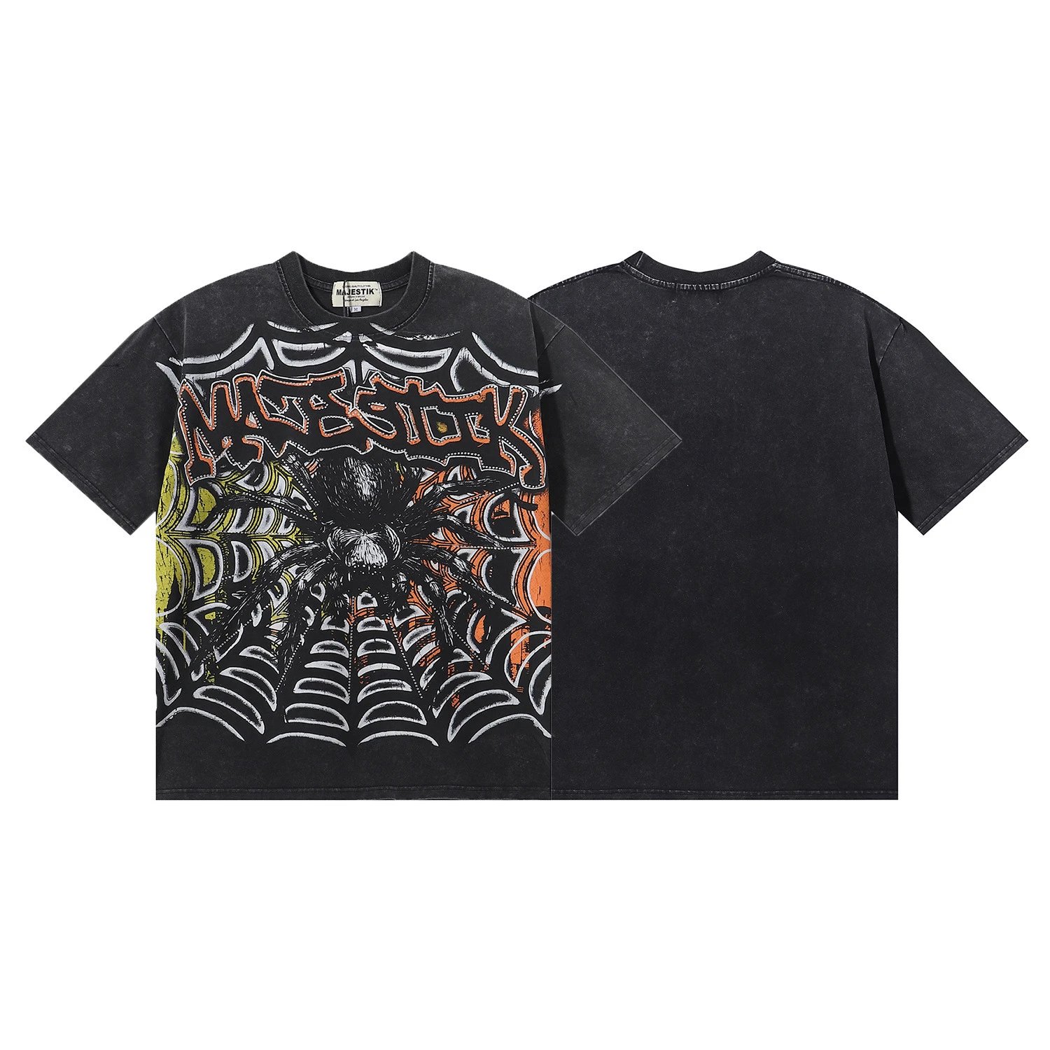 Design Majestik Football Bulldog Graphic T-Shirt Black T-Shirts - 3