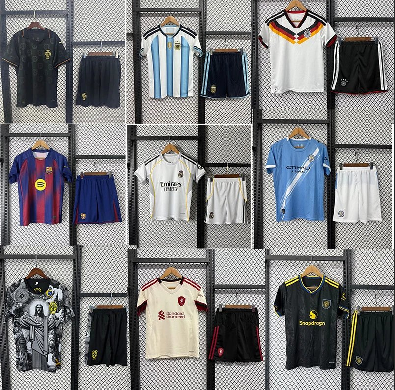 CBF Brazil Christ the Redeemer Graphic Jersey Set Green / Black - 2