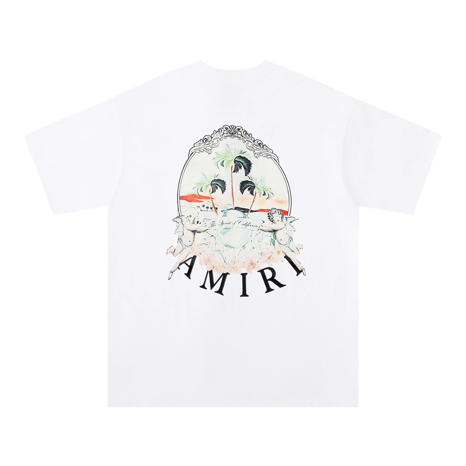 Amiri Ornate Script Logo White T-Shirt - 23