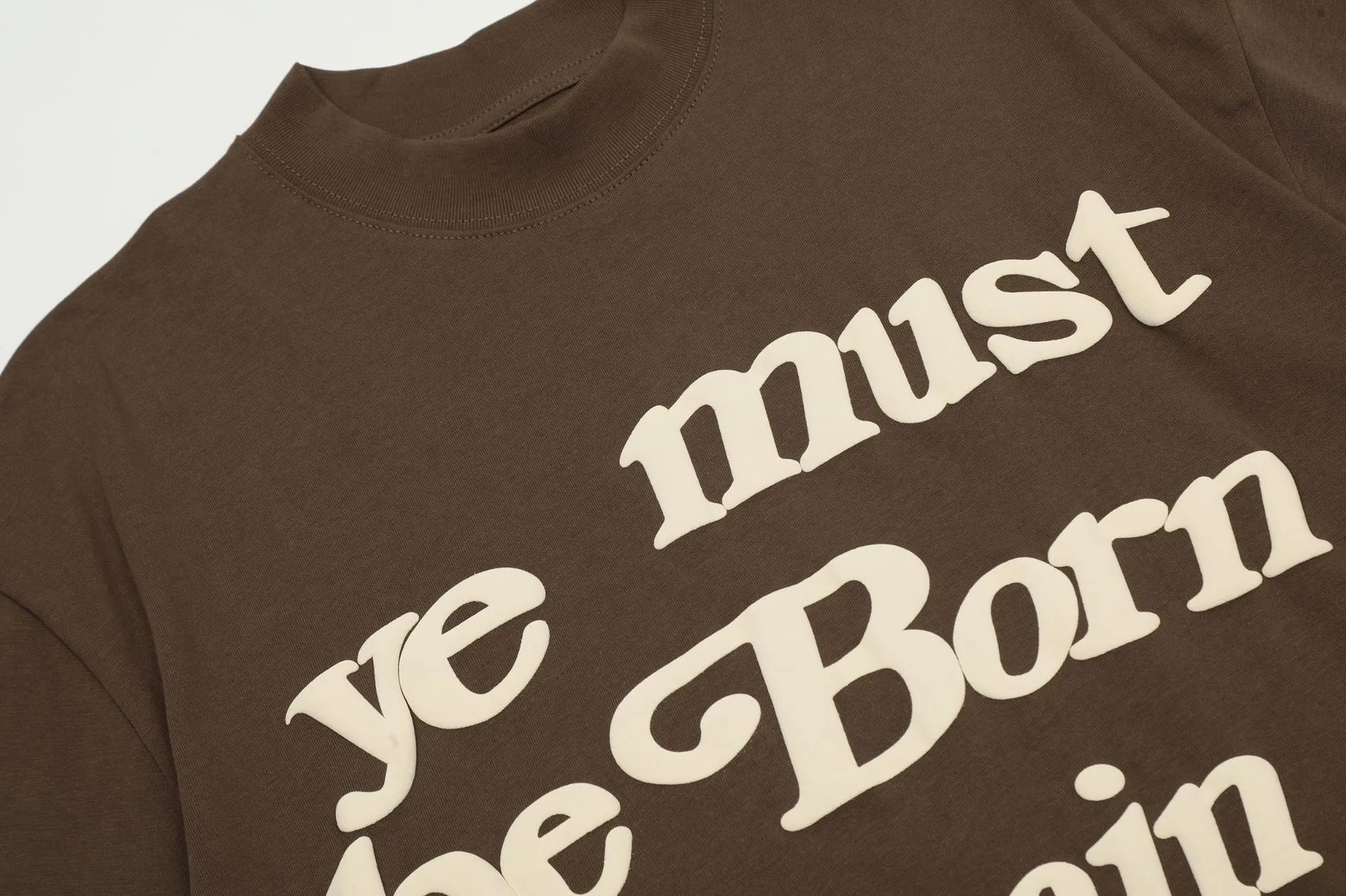 Fear of God Essentials Ye Must Be Born Again T-Shirt Olive Green - 33