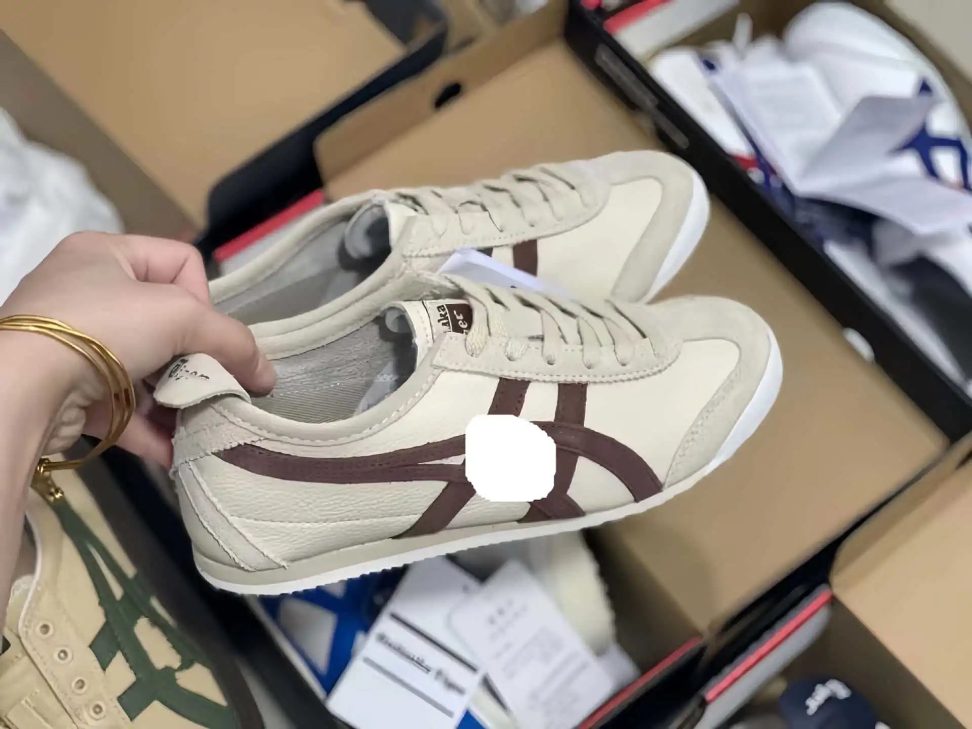 Onitsuka Tiger Mexico 66 White Gray Sneakers - 12