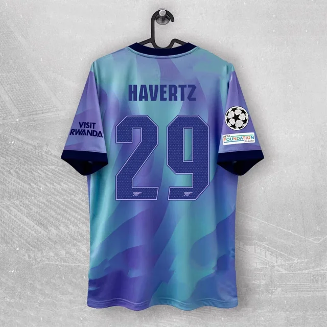 FC Barcelona Football Jerseys Player-name and number print with UEFA Champions League patches product detail image 7