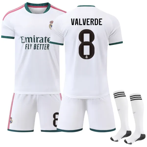 Real Madrid 2023 / 24 Home Jersey White with Green and Pink Accents - 1