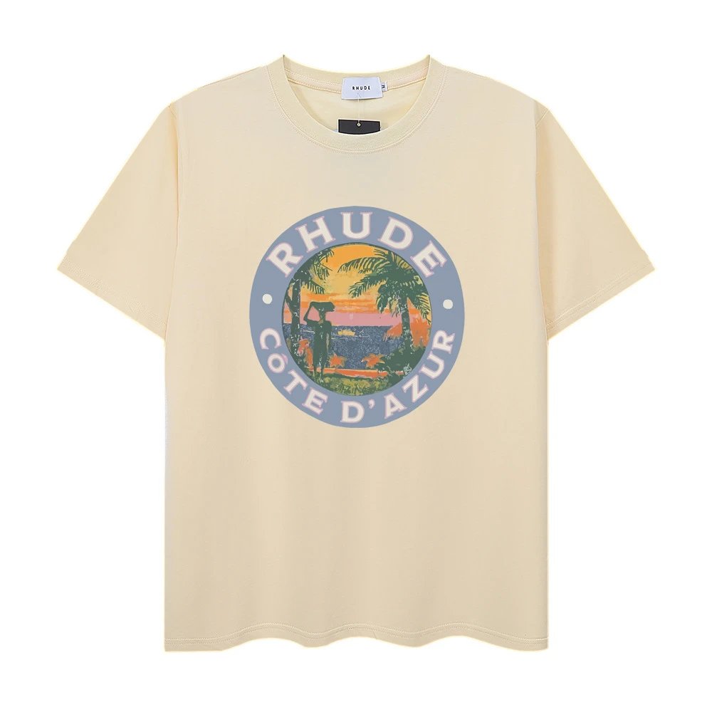Rhude Town and Country Graphic T-Shirt White - 31