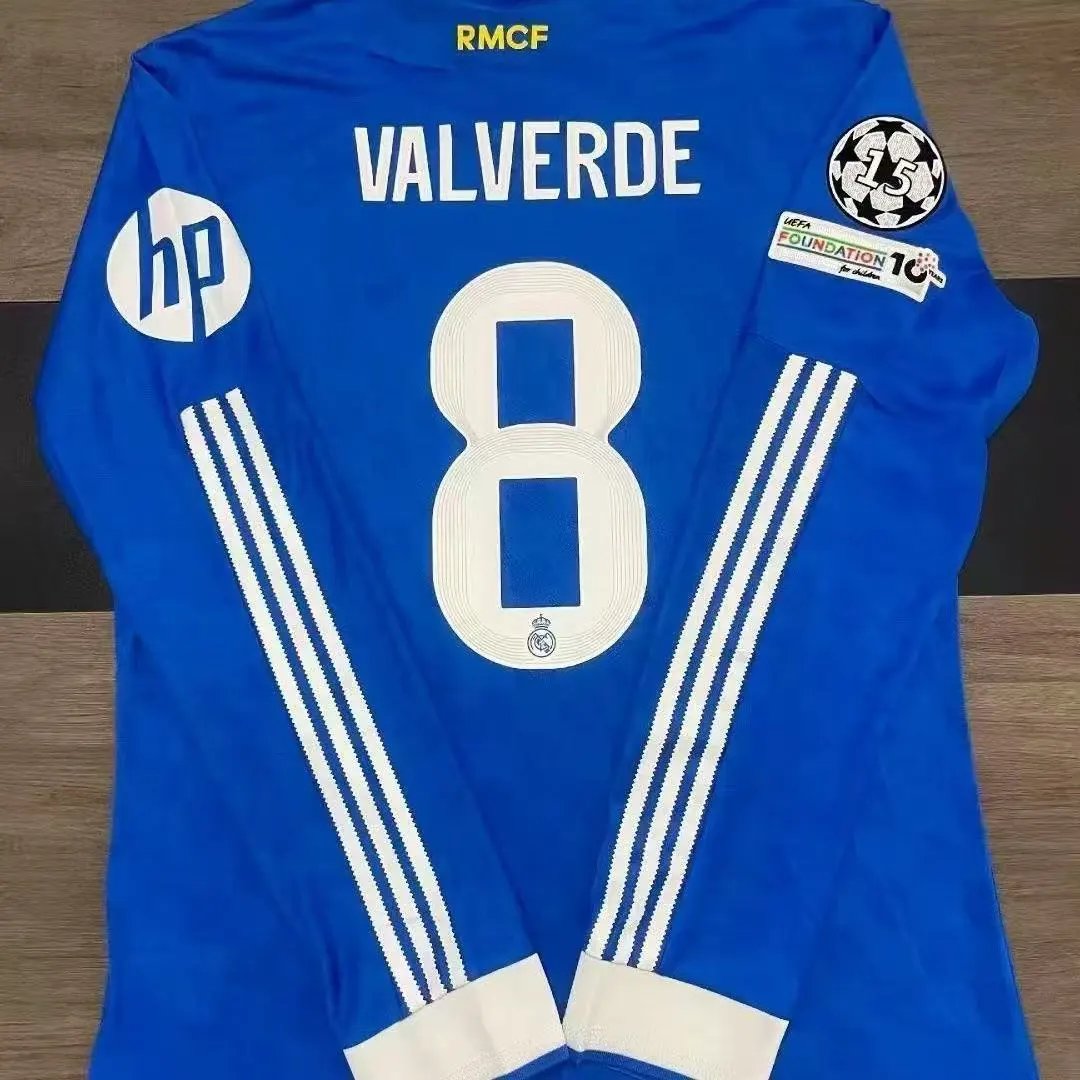 Adidas Real Madrid Cristiano Ronaldo #7 White Long Sleeve Jersey - 19