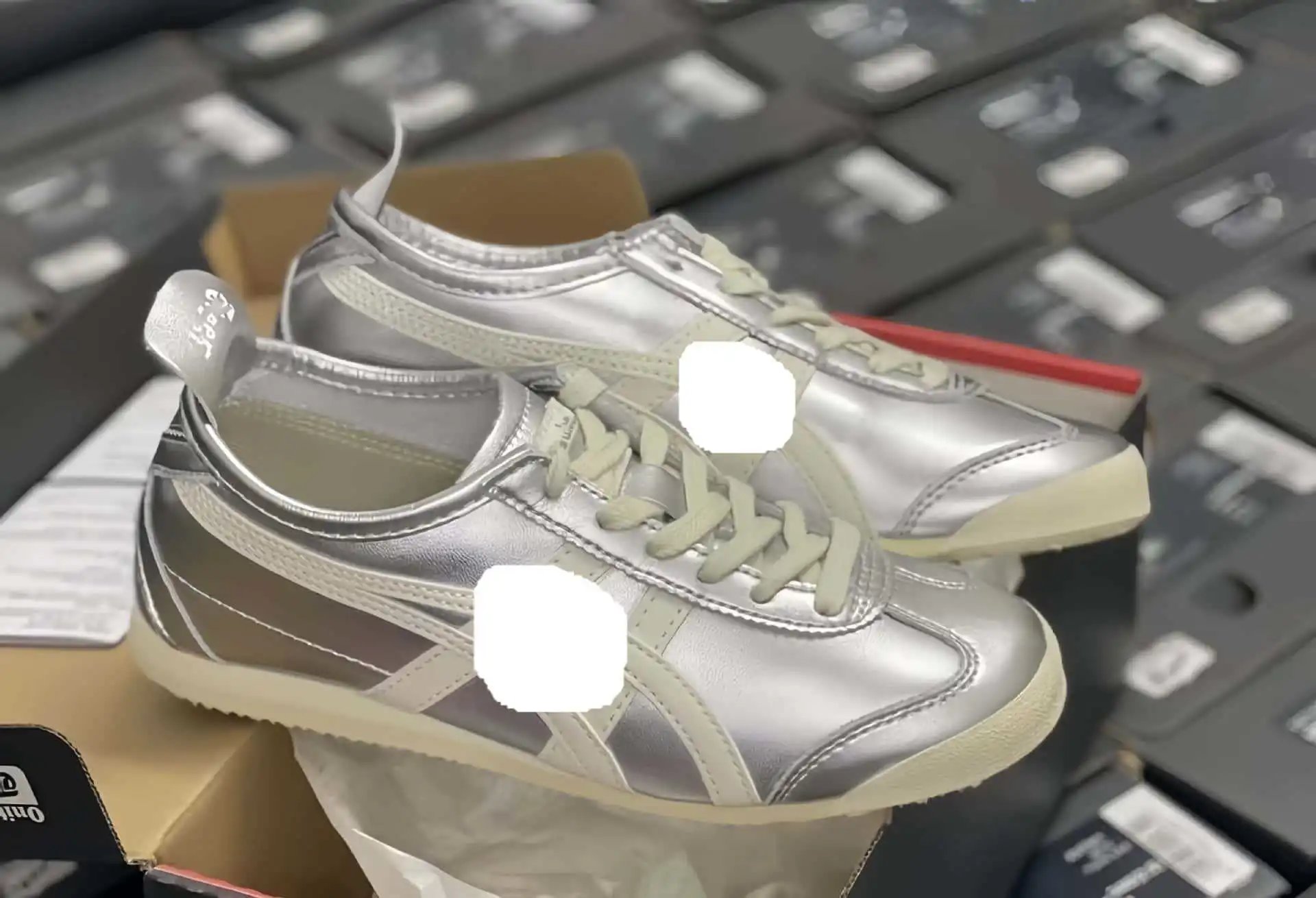 Onitsuka Tiger Mexico 66 White Gray Sneakers - 18