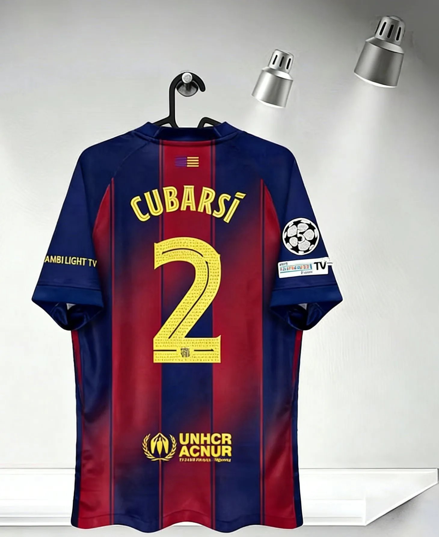 FC Barcelona Gavi #6 Home Jersey Red-Blue Gradient - 6