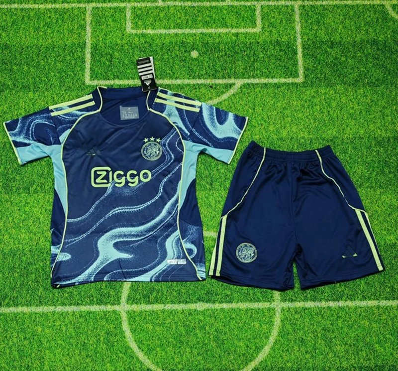 Juventus Third Kit 2023-24 Light Blue 'Visit Detroit' Jersey and Shorts Set - 4