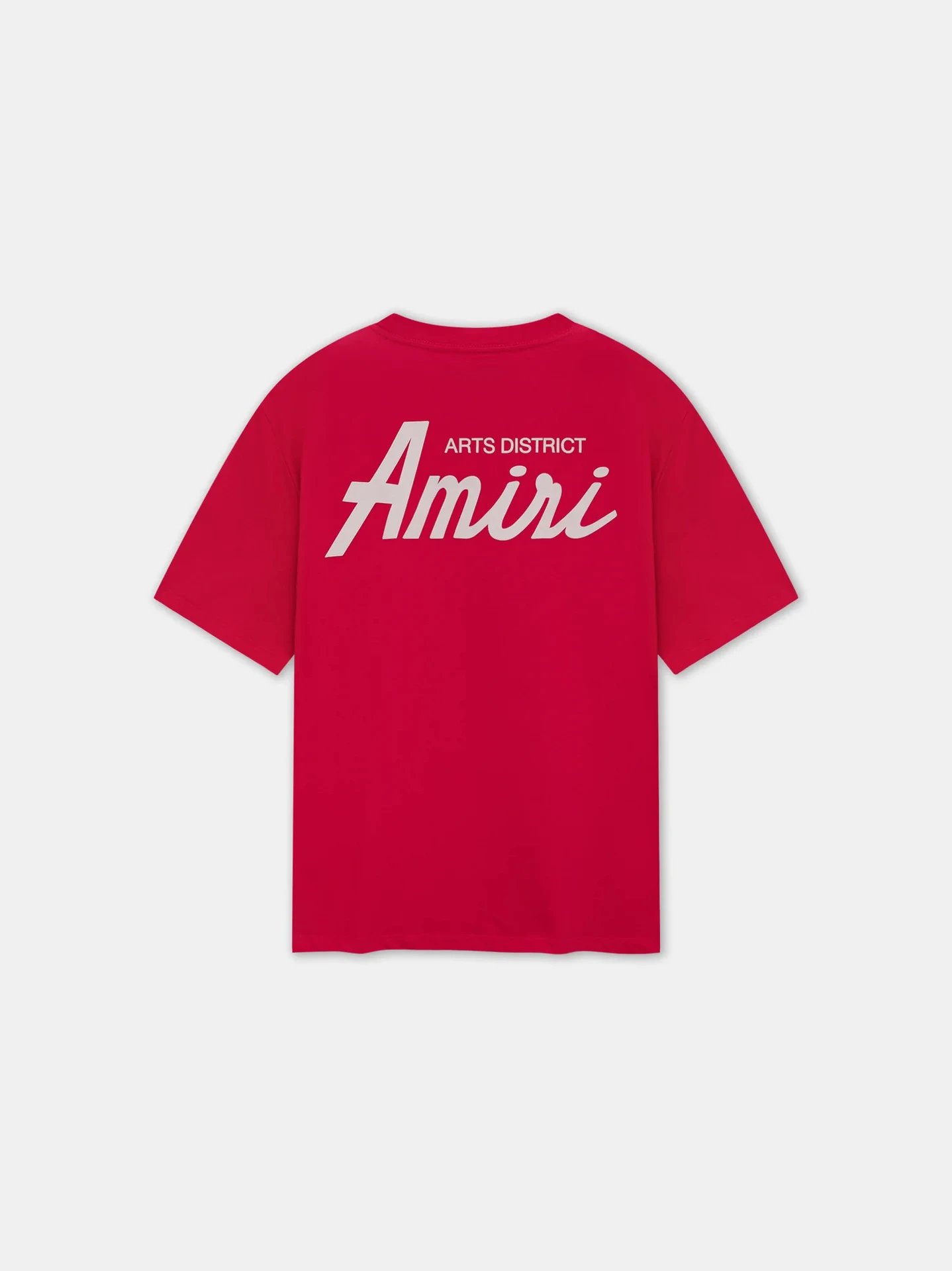 AMIRI T-Shirts Graphic Logo — 2076 red