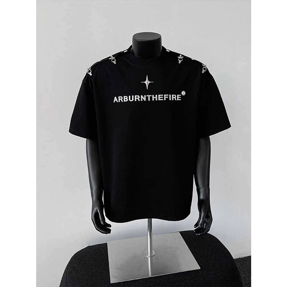 Design Contrast Trim Polo Black Polo Shirt - 3