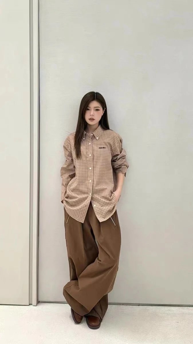 Design Striped T-Shirt and Brown Drawstring Shorts Set Casual Set - 14