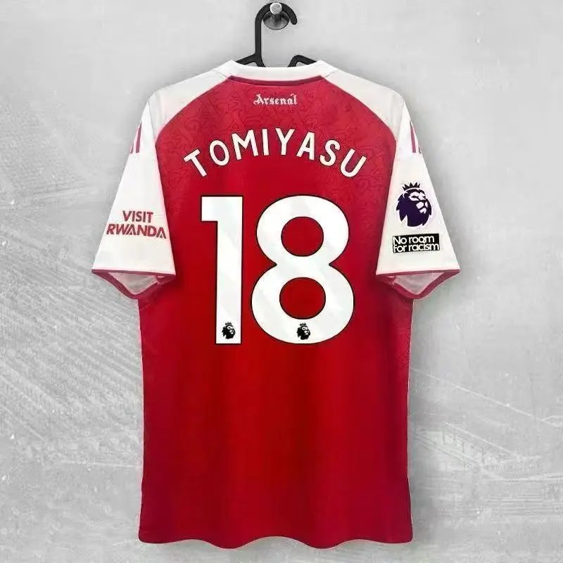Arsenal FC Saliba #2 Home Jersey Red - 9