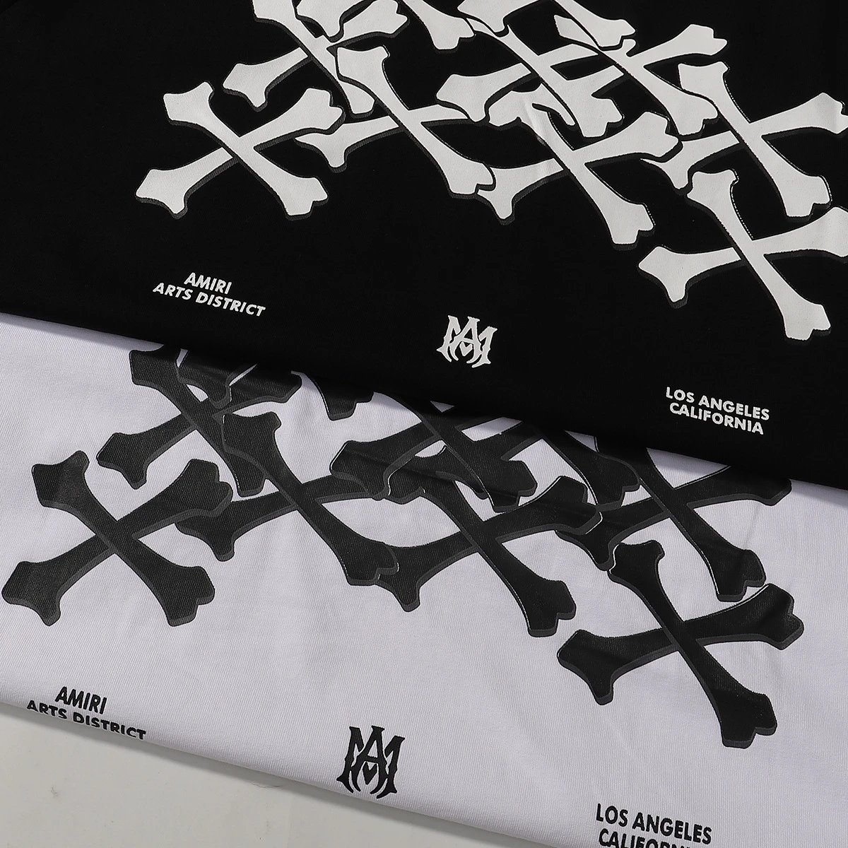 Amiri Records Graphic Print Black T-Shirt - 47