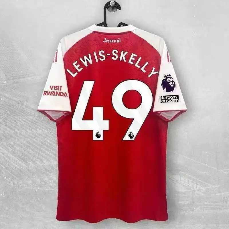 Arsenal FC Saliba #2 Home Jersey Red - 14