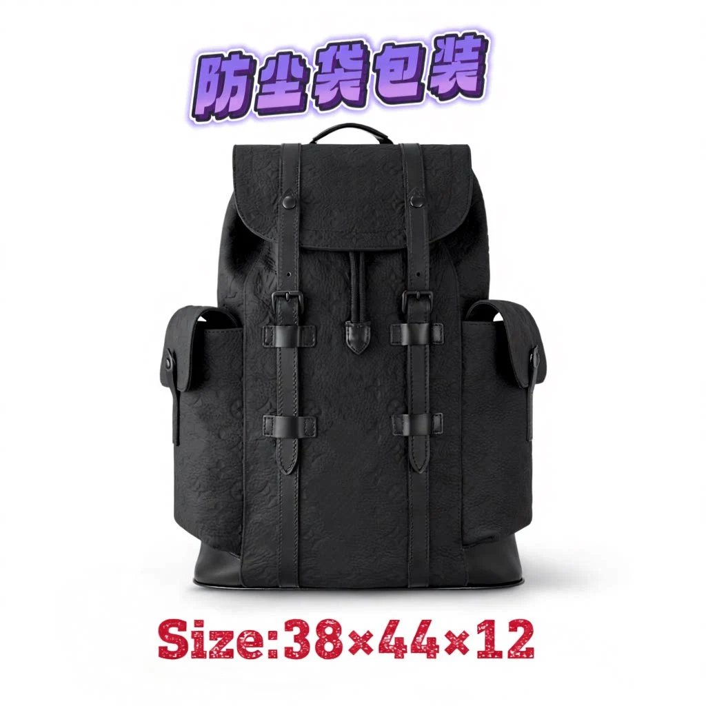 Leather Backpack Bla