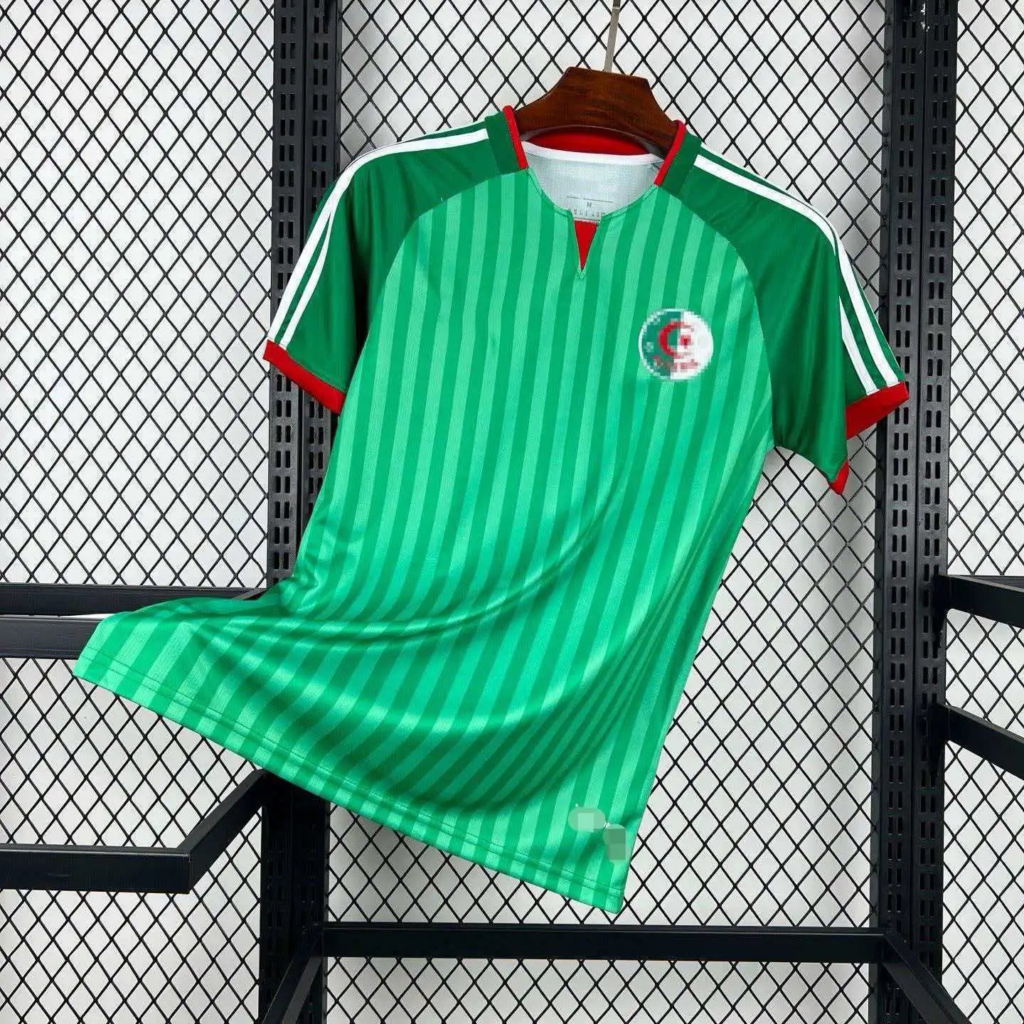 CBF Colombia National Team Retro Jersey Coral Striped Football Shirt Jersey - 5