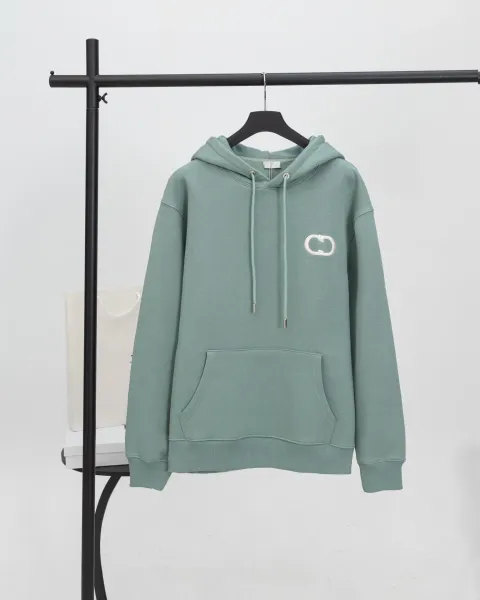 Design Minimalist Logo Hoodie Sage Green Hoodie - 1