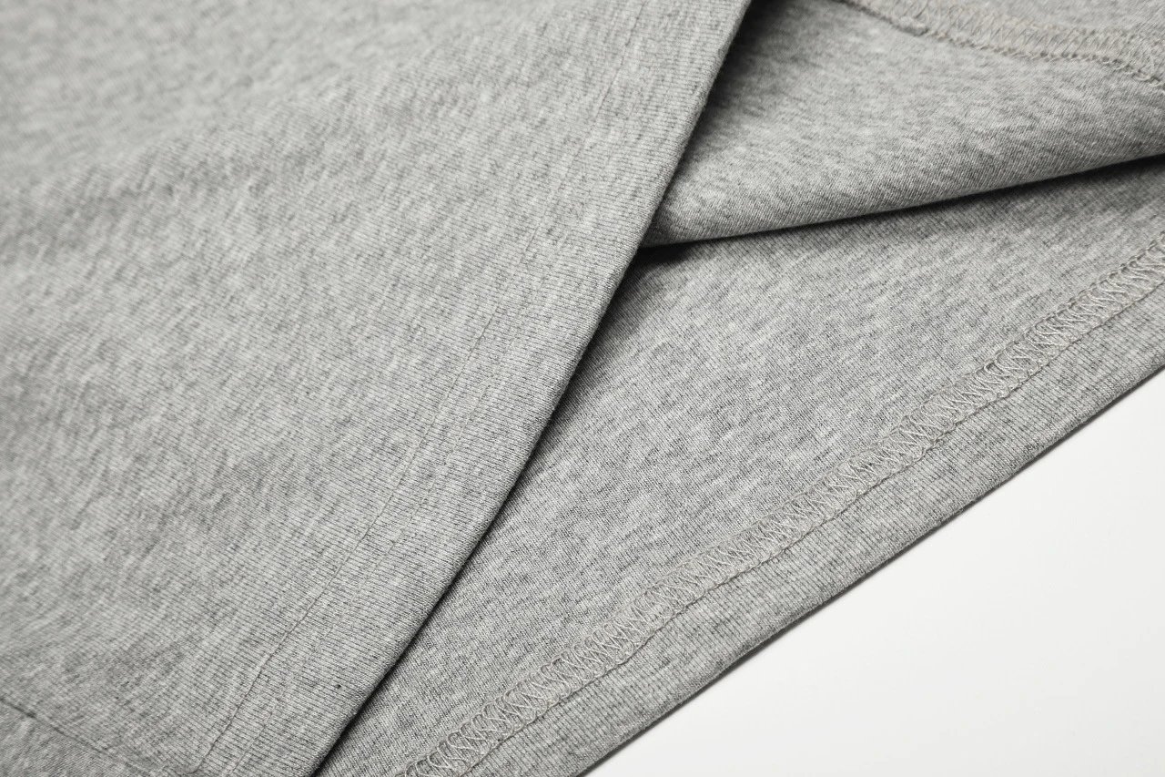 Rest & Recreation Logo Print Henley T-Shirt Gray - 31