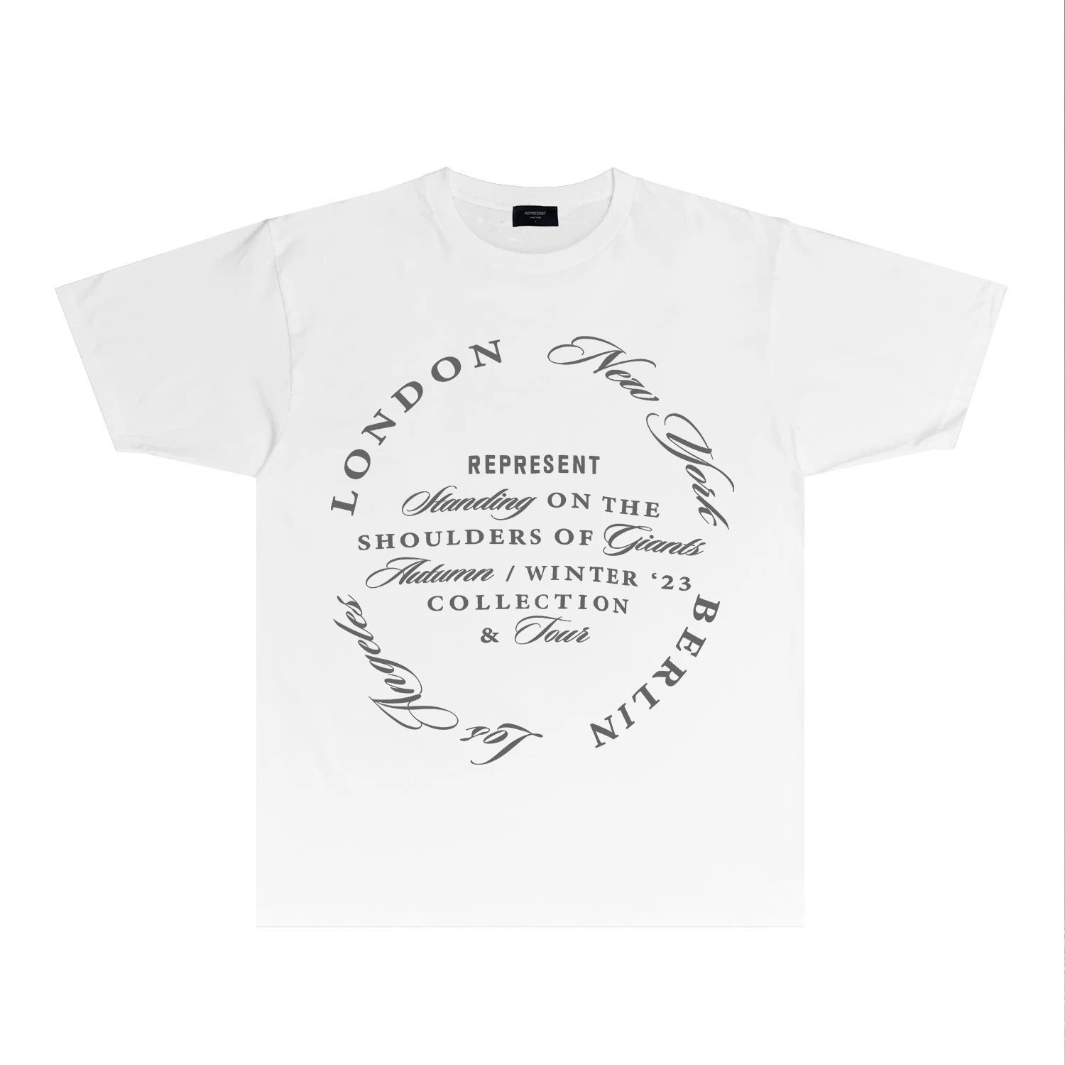 Represent Standing On The Shoulders Of Giants Autumn / Winter '23 Collection T-Shirt White - 1
