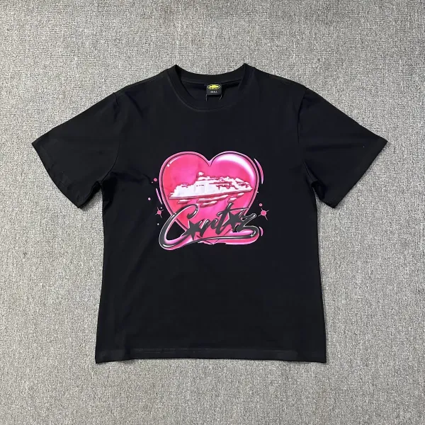 Corteiz Script Logo Black T-Shirt - 9