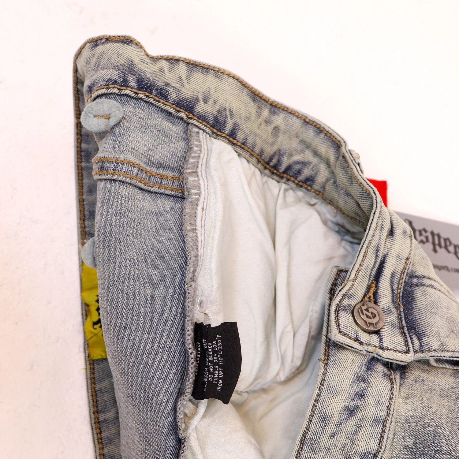 Godspeed Logo-Embroidered Distressed Black Flared Jeans - 37
