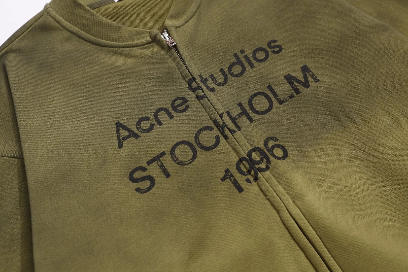 Acne Studios Stockholm 1996 Black Zip-Up Bomber Jacket Outerwear Jacket - 13