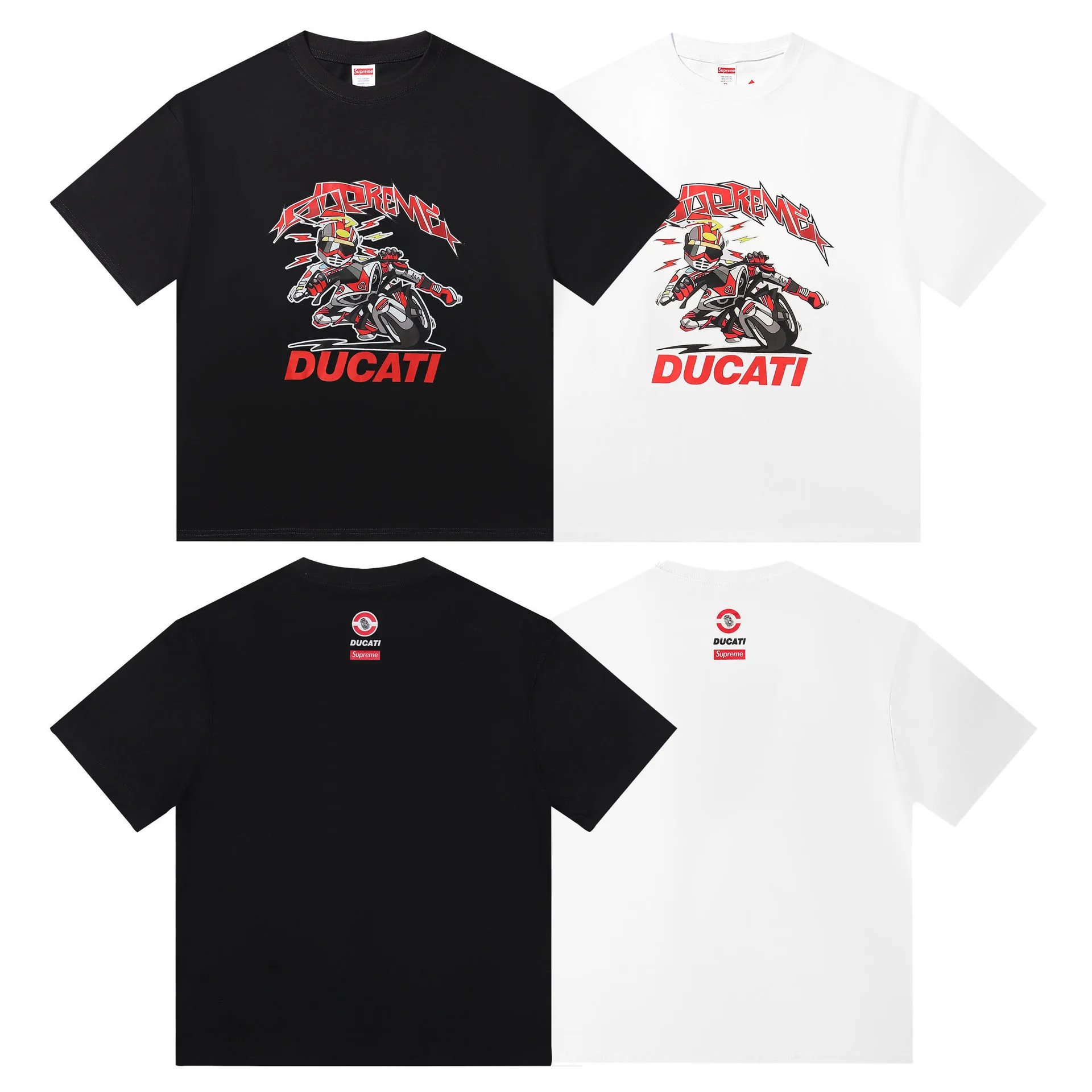 Supreme x Ducati Racing Windbreaker Black / Gray Jacket Outerwear - 9