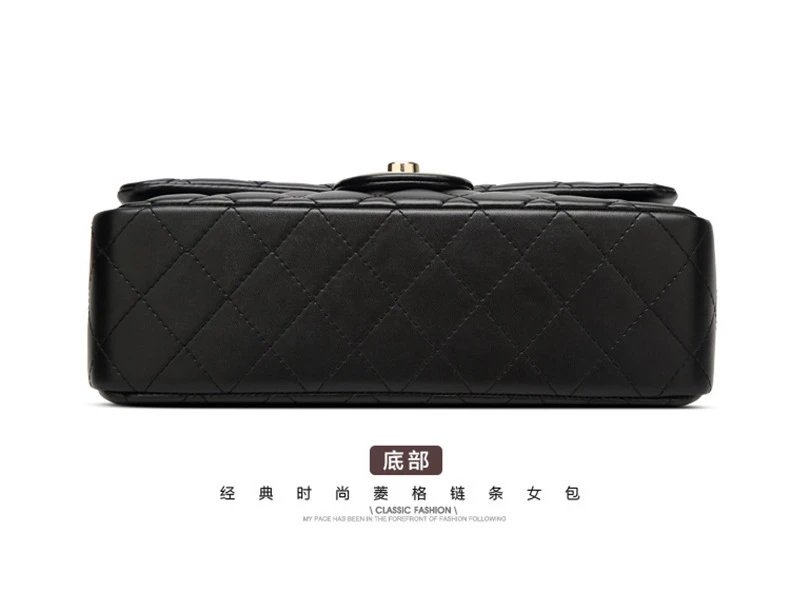 Chanel Classic Flap Bag White Quilted Leather Chain Shoulder Bag - 29