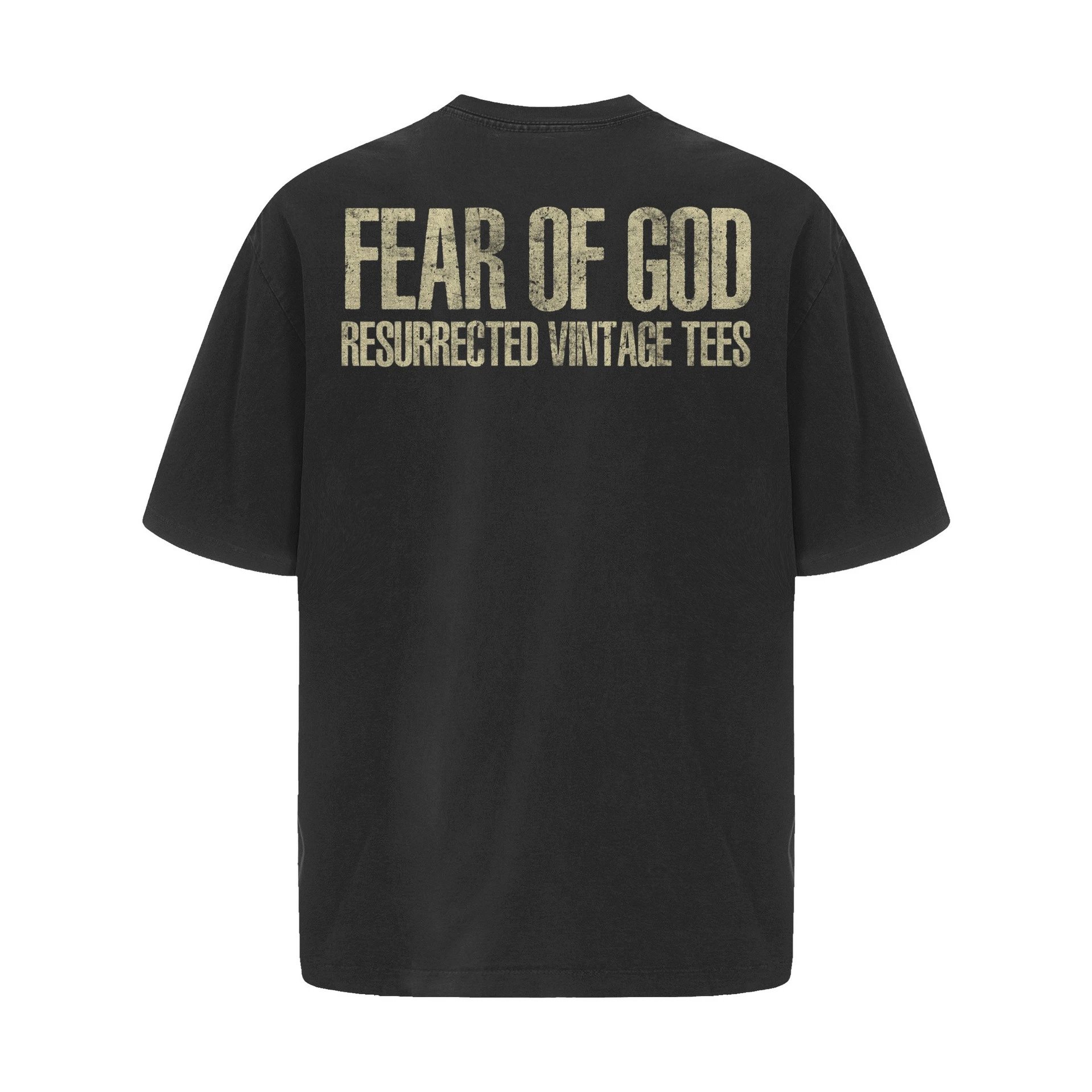 Design Testament Band Graphic Oversized T-Shirt Black T-Shirts - 10