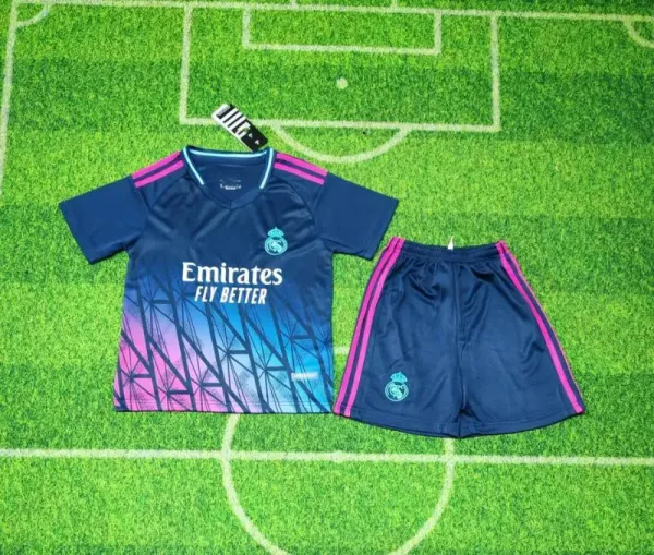 Real Madrid Third Kit 2023-24 Multicolor Jersey and Shorts Set - 1
