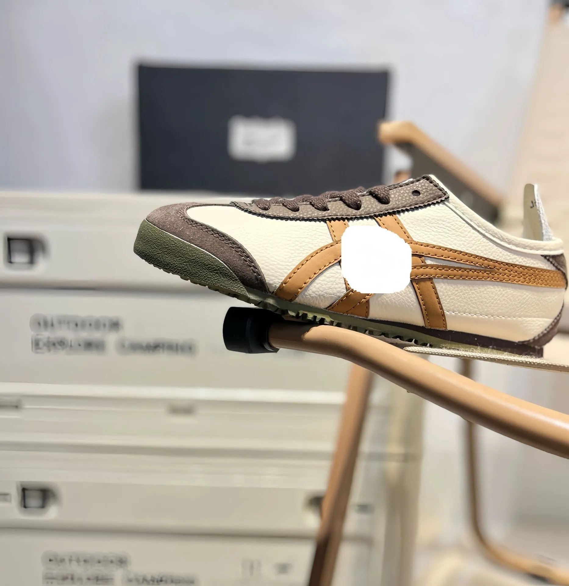 Onitsuka Tiger Mexico 66 White Gray Sneakers - 37