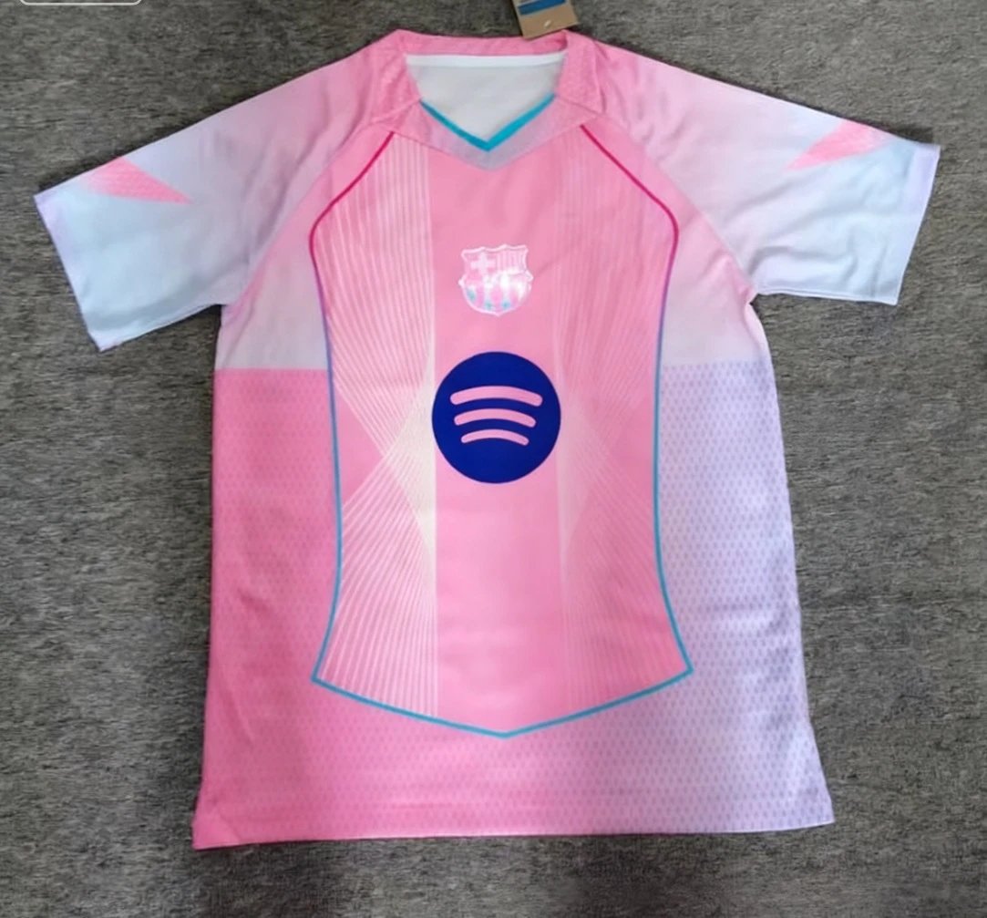 FC Barcelona 2023-24 Away Jersey Beige with Blue Accents Jersey - 9