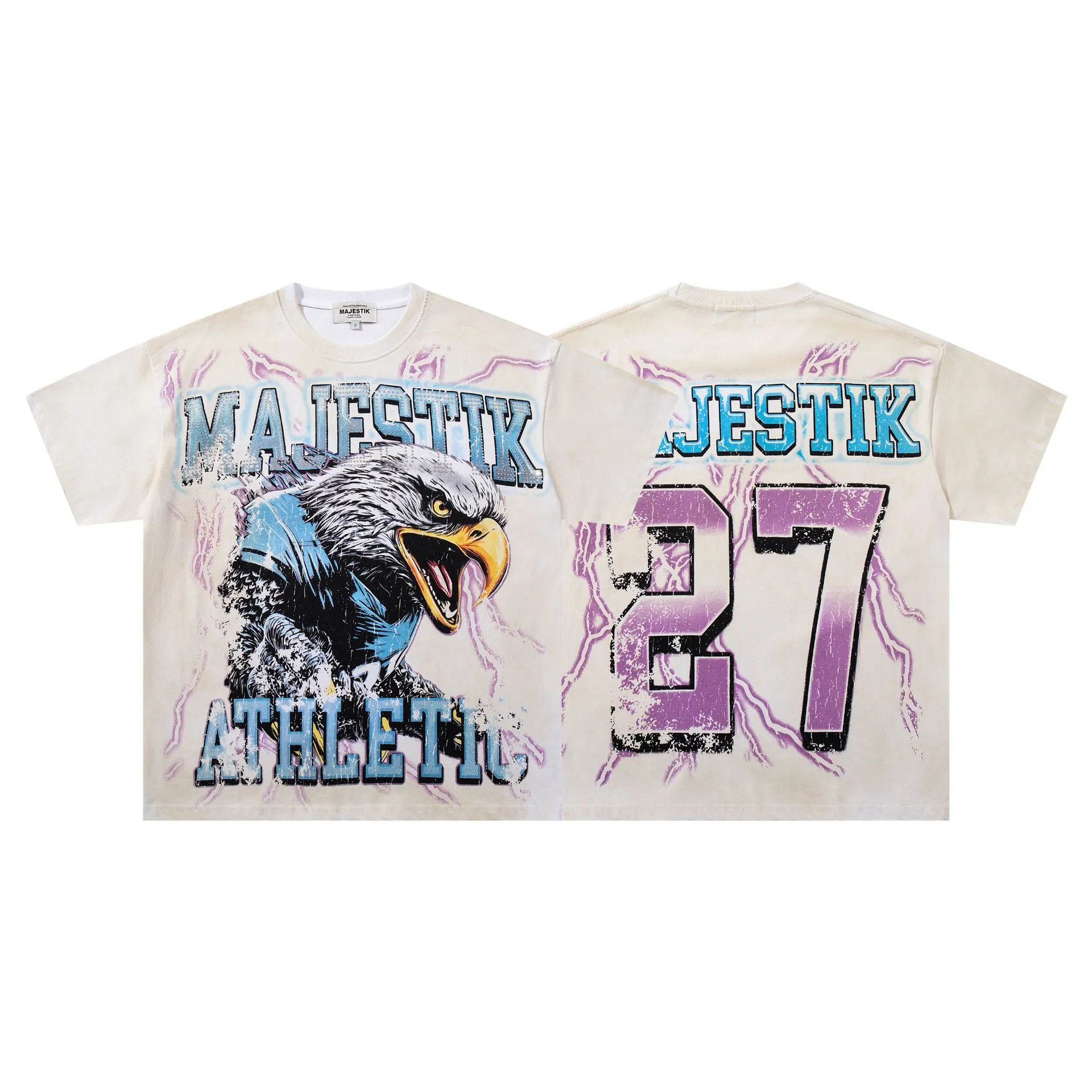 Design Majestik Run Free Stay Wild Graphic T-Shirt Black T-Shirts - 8
