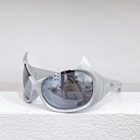 Silver frame gray sheet