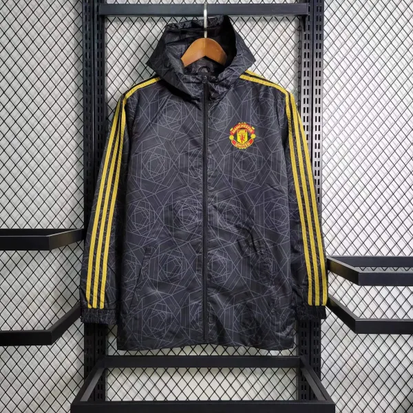 FC Barcelona Windbreaker Jacket Purple Lime Black - 7