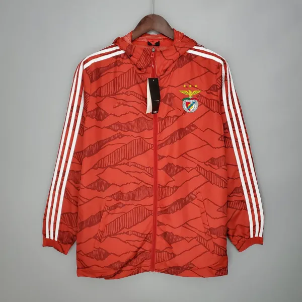 Adidas Benfica Windbreaker Red - 1