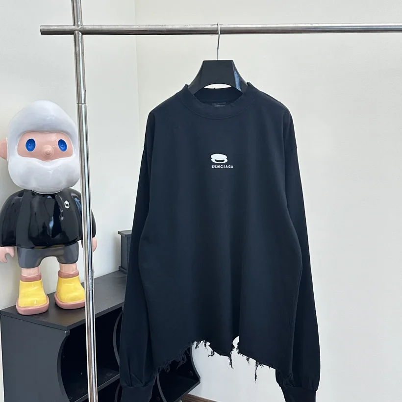 Balenciaga Distressed Unity Camiseta Manga Larga