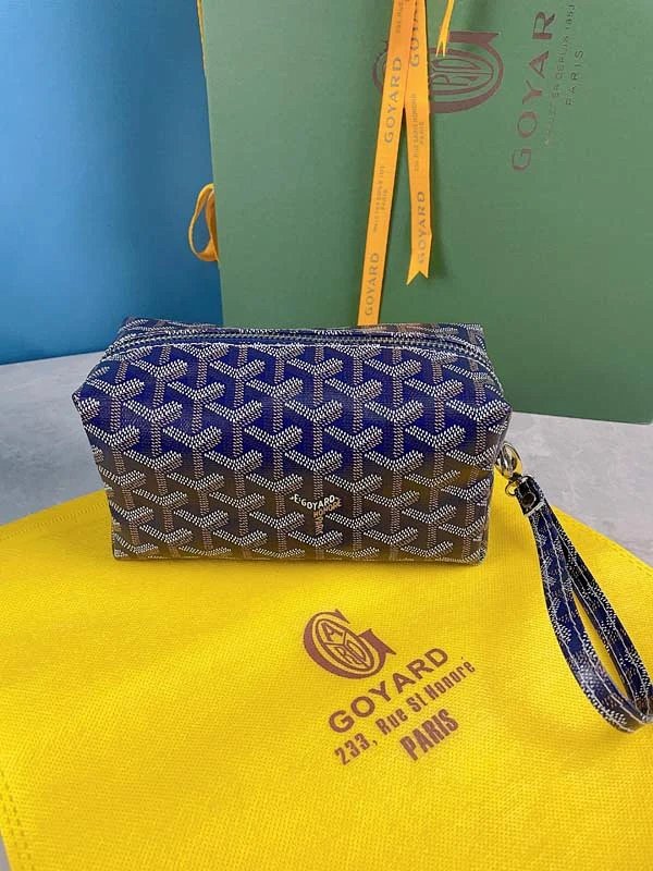 Goyard Saint-Louis Pouch Navy Gradient Monogram Wristlet Clutches product listing in Litbuy spreadsheet finds