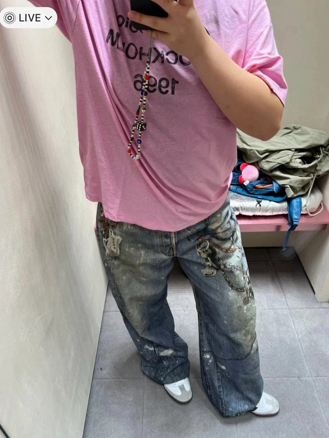 Pink Acne Studios T-shirt Tee: seller detail photo 5