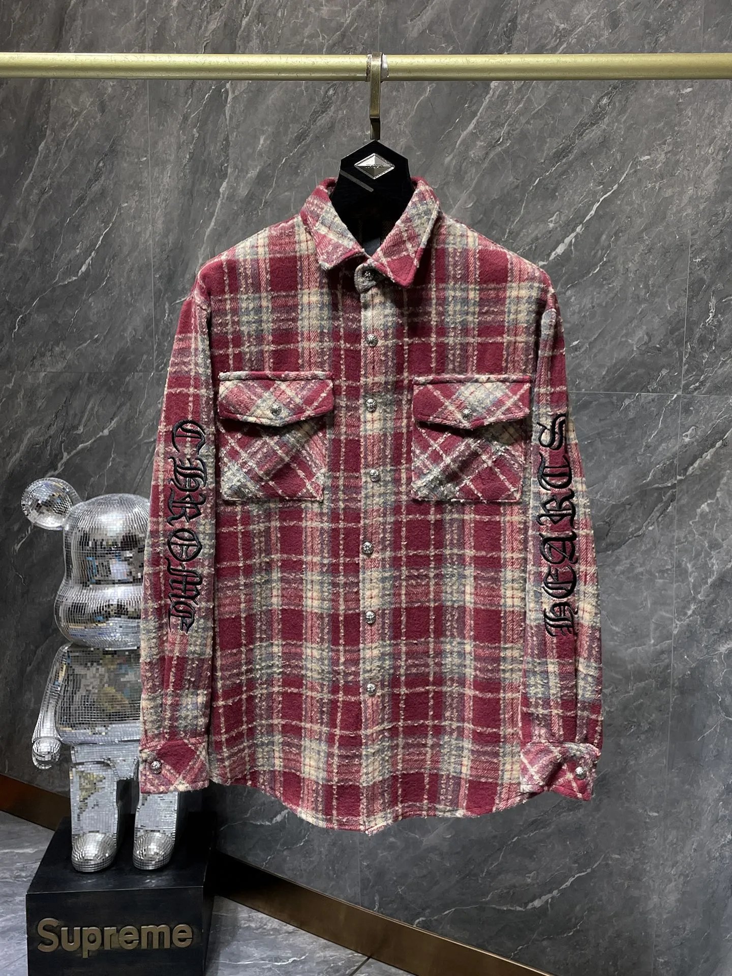 Chrome Hearts Cross Patch Flannel 2