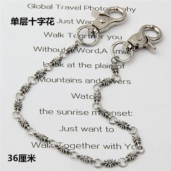 Design Silver Metal Chain Strap Jewelry - 1